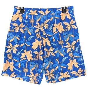 Columbia‎ PFG Backcast Swim Trunks Blue Tropical Fish Bamboo Print XL 18 20 Boys